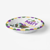 Happy Mardi Gras Alligator Papieren Kommen (Gebogen)