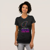 Happy Mardi Gras Beads T-Shirt (Devant entier)