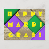 Happy Mardi Gras Briefkaart (Voorkant)
