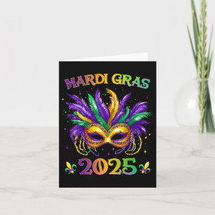 Happy Mardi Gras Carnaval Mardi Gras Mask 2025 Jes Kaart