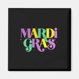 Happy Mardi Gras Carnaval Vet Dinsdag Fleur De Lis Magneet