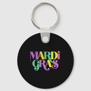 Happy Mardi Gras Carnaval Vet Dinsdag Fleur De Lis Sleutelhanger