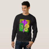 Happy Mardi Gras Carnival Funny Graphic Trui (Voorkant volledig)