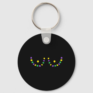 Happy Mardi Gras Funny Sleutelhanger