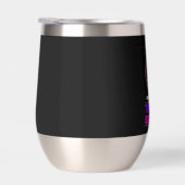 Happy Mardi Gras Stemless Wine Tumbler (Rechts)
