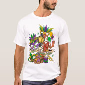 Happy Mardi Gras T-Shirt (Voorkant)