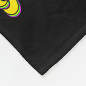 Happy Mardi Gras Tree Beads Mask Carnival New Orle Fleece Deken (Hoek)