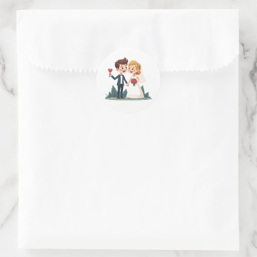 Happy Mariage Sticker (Sac)