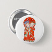 Happy Married Couple Button (Voorkant /achterkant)