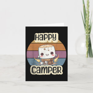 Happy Marshmallow Camper Schattigee Meisjes Kinder Kaart