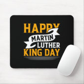 Happy Martin Luther King Day Sticker Muismat (Met muis)