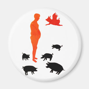 Happy Meal Vegeterian Magnet Het Boerderij Magneet