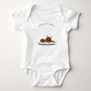 Happy Meatball "Pasta La Vista!" Romper