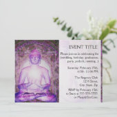 Happy Meditating Buddha Kaart (Staand voorkant)