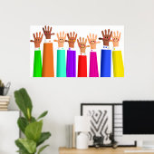 Happy Meeting Poster (Thuiskantoor)