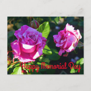 Happy Memorial Day - Memorial Day Roos #1 Briefkaa Briefkaart