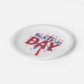 Happy Memorial Day Papieren Bordje (Gekanteld)