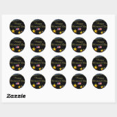 Happy Memorial Day Ronde Sticker (Vel)