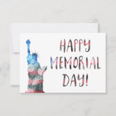 Happy Memorial Day (vrijheidsbokeh) Kaart (Voorkant)
