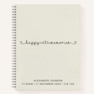 Happy Memories Baby Memory Book Keepomwille Journa Notitieboek