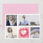 Happy Memories Photo Carte Saint Valentin (Devant / Derrière)