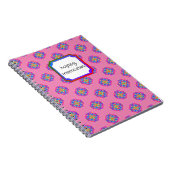 Happy Memories Pink Star Mandala Boho Carnet (Côté Droit)