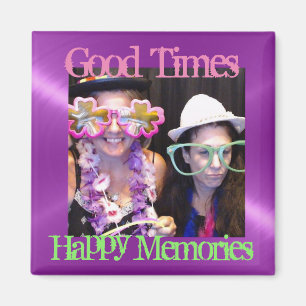 Happy Memories Rappel Réfrigérateur Magnets photo