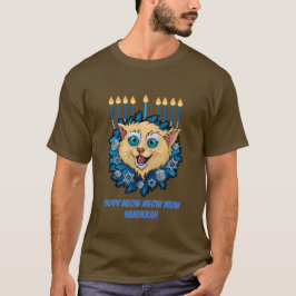 Happy Meow Hanukkah T-shirt