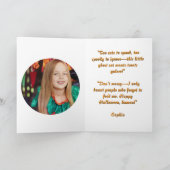 Happy Meow Loween Cat Ghost photo cartes Halloween (Intérieur)