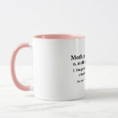 happy mère's day café mug fière maman citation (Gauche)