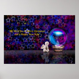 Happy Merry kerst Poster