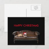 Happy Merry-kerstfeest Funny Ironic Briefkaart (Voorkant / Achterkant)