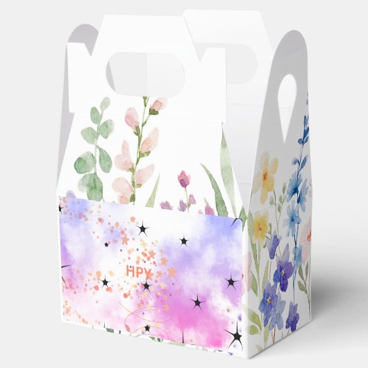 Happy Message verpakking voor speciale geschenken Bedankdoosjes (Geopend)