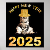Happy Mew Jaar 2025 Poster (Voorkant)