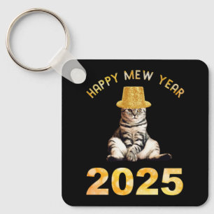 Happy Mew Jaar 2025 Sleutelhanger