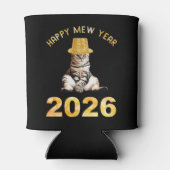 Happy Mew Year 2026 Blikjeskoeler (Achterkant)
