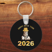 Happy Mew Year 2026 Sleutelhanger (Voorkant)
