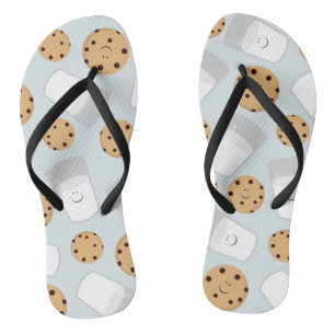 Happy Milk en Cookies Bleek Blue Teenslippers