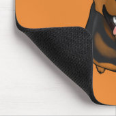 Happy Min Pin Miniature Pinscher Dog Mousepad Muismat (Hoek)