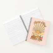 Happy Mind Happy Life Hippy Groovy Vibes Notitieboek (Binnen)