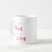 Happy Mind Happy Life mignonne Mug (Devant gauche)