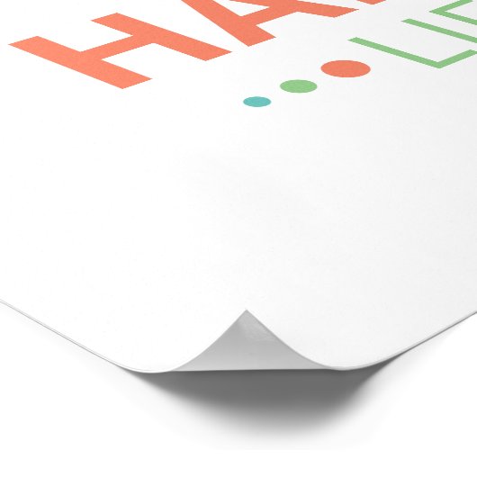 Happy Mind Happy Poster (Hoek)