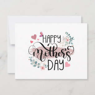 Happy Moederdag 2025 Schattigee Bloemen voor Vrouw Save The Date