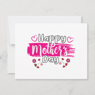 Happy Moederdag 2025 Tshirt voor Dames Mom Grand Bedankkaart
