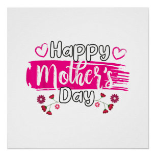 Happy Moederdag 2025 Tshirt voor Dames Mom Grand Perfect Poster