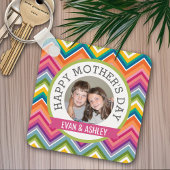Happy Moederdag - aangepaste fotosjabloon Sleutelhanger
