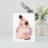 Happy Moederdag  Art Briefkaart (Staand voorkant)