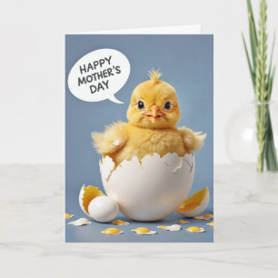 Happy Moederdag Baby Chick Kaart