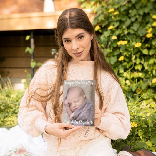 Happy Moederdag Baby Feestdagenkaart