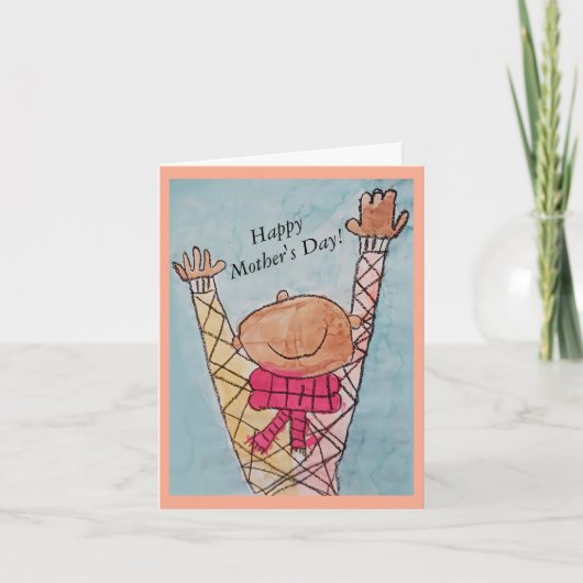 Happy Moederdag Bedankkaart (Voorkant)